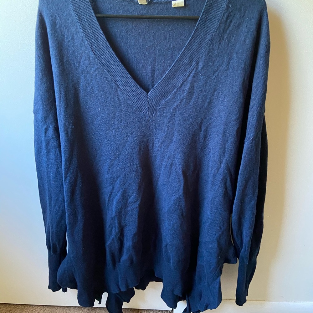 Anthropologie Moth Ruffle Sweater - Picture 2 of 5